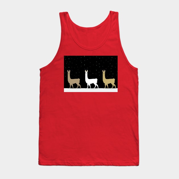 THREE L LLAMAS Tank Top by JeanGregoryEvans1